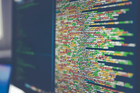 A computer screen displaying a variety of codes